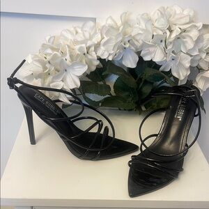 Cape Robbin Black Patent Leather Stiletto Heels